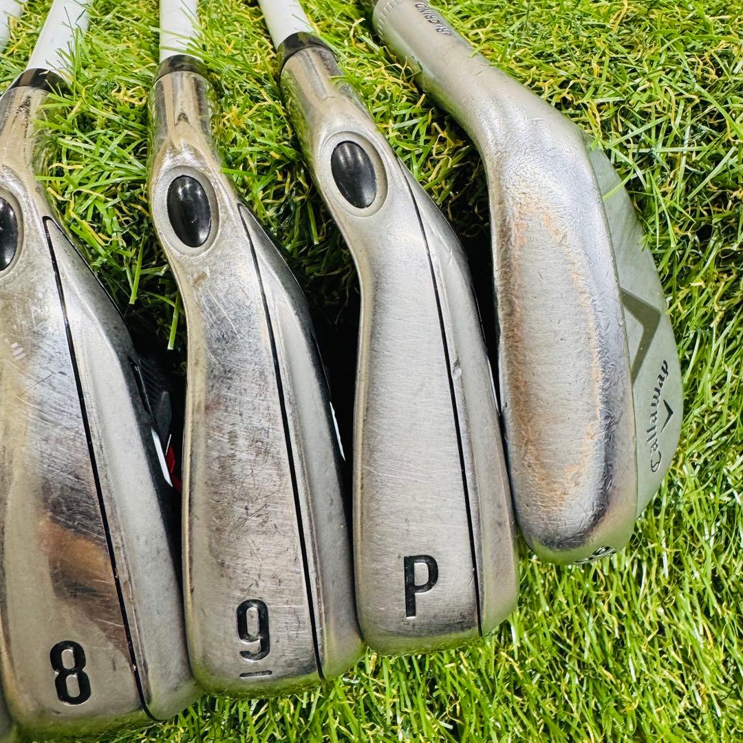 【男性用】Callaway X HOT アイアンセット 6本 ウェッジ付き