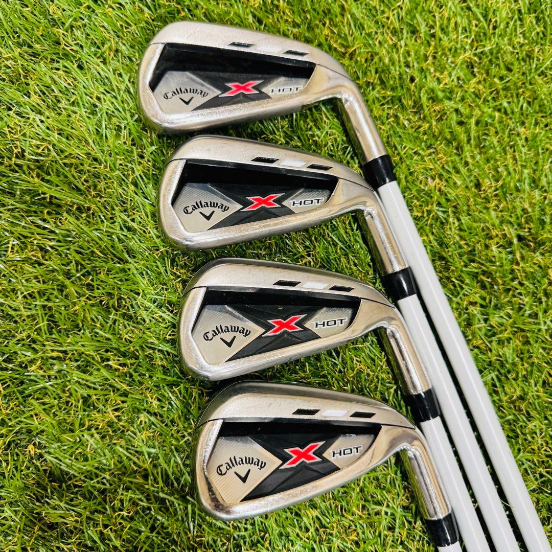 【男性用】Callaway X HOT アイアンセット 6本 ウェッジ付き