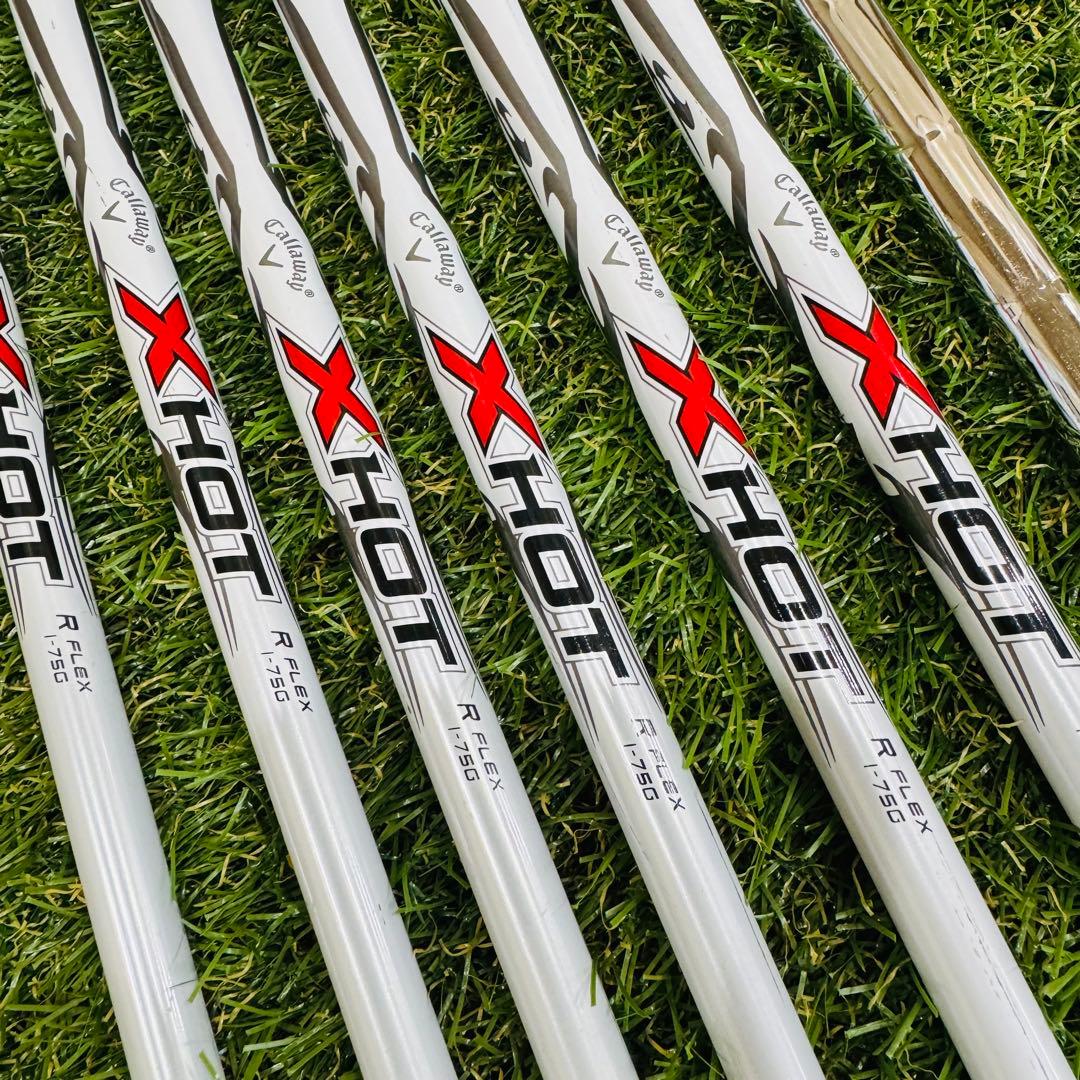 【男性用】Callaway X HOT アイアンセット 6本 ウェッジ付き