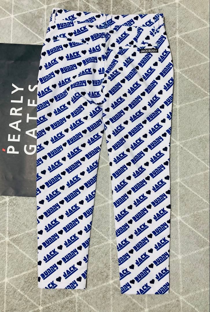 新品 ジャックバニー 2WAYストレッチツイルボンディングパンツ(4)M/白