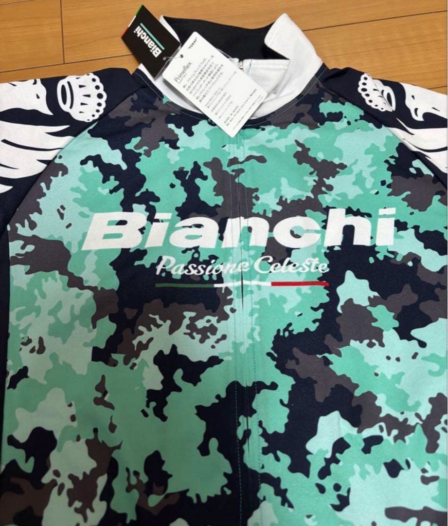 【新品未使用】Bianchi ビアンキ サイクルジャージ 160〜170cm長袖