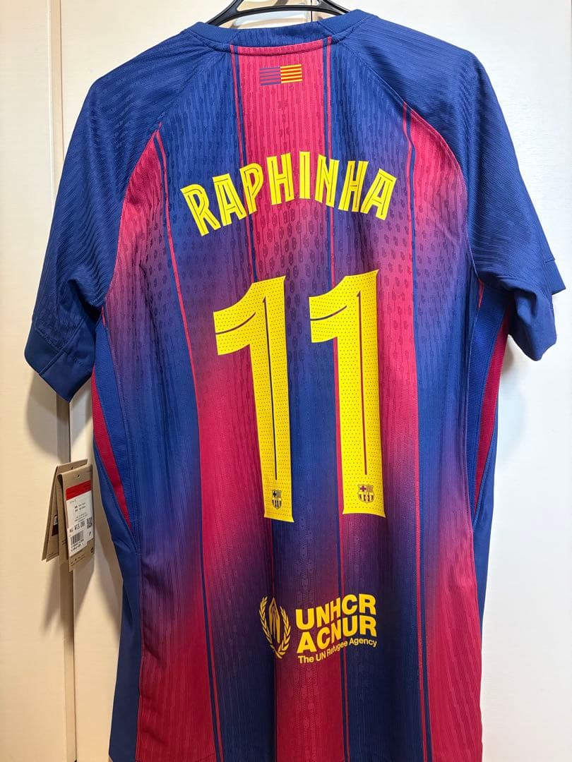 【新品】バルセロナ 25/26 ホーム オーセンティック ラフィーニャ #11