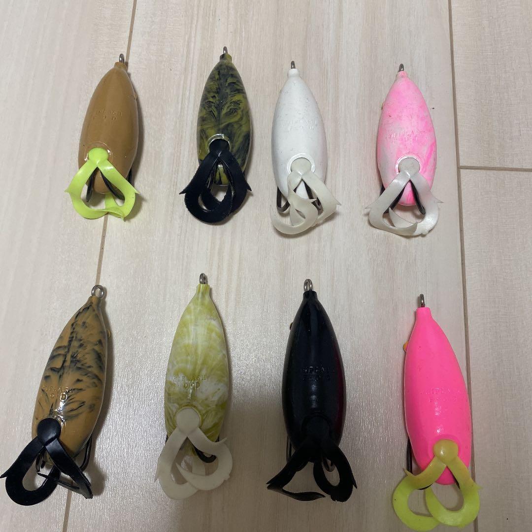 雷魚用フロッグ　ウィップラッシュファクトリーFOD 8個