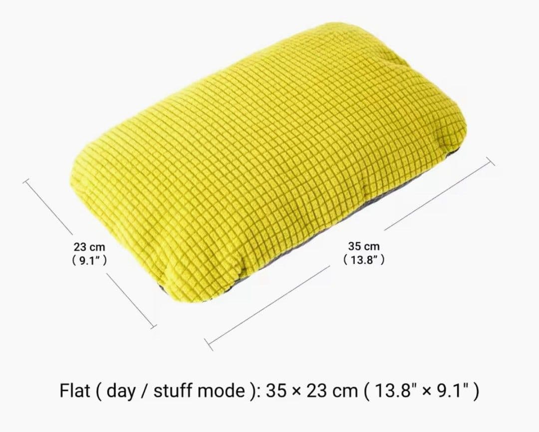 UL Stuff Sack Pillow 53g 軽量 ピロー Yellow
