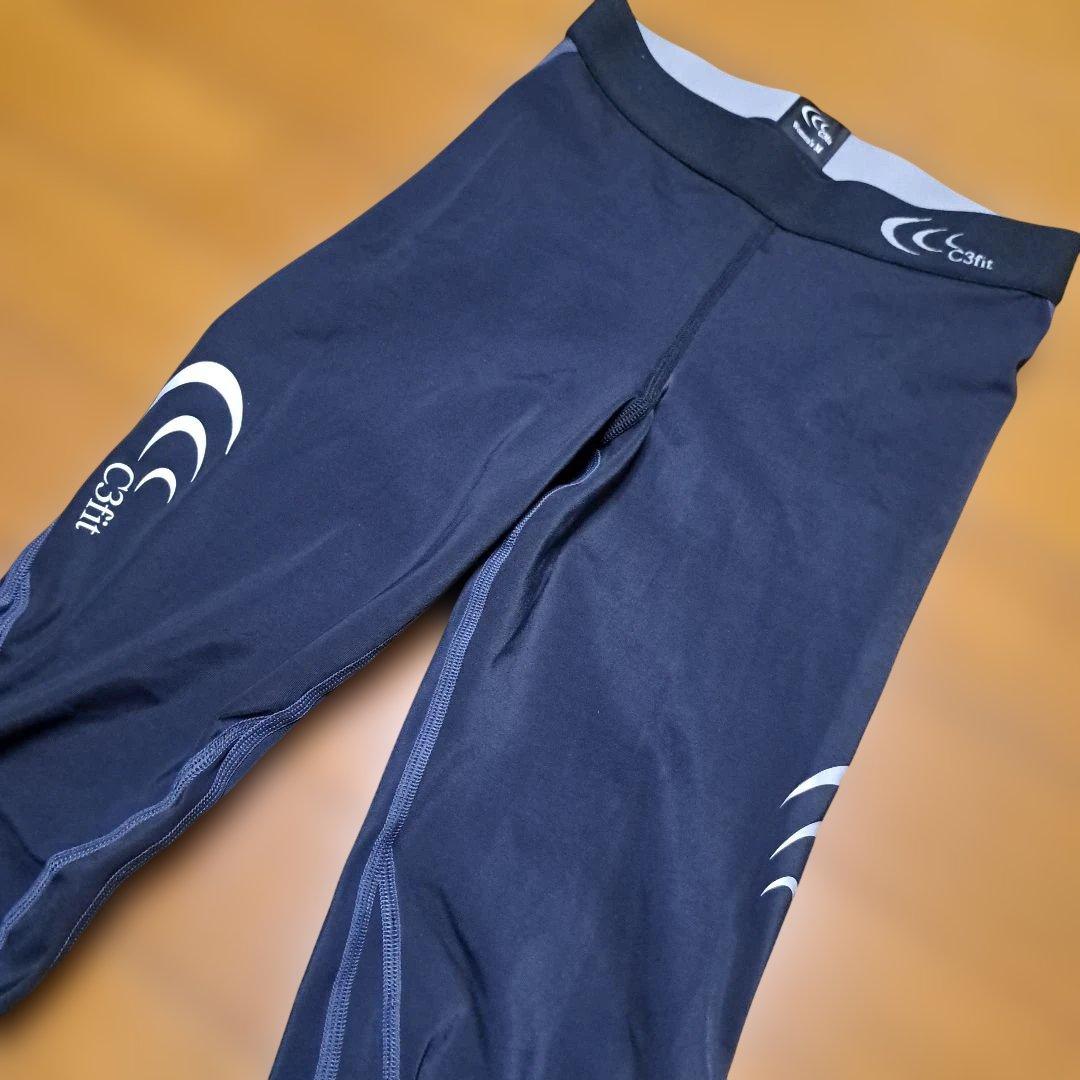 【美品】C3Fitレディース コンプレッションウエア パフォーマンスロングタイツ