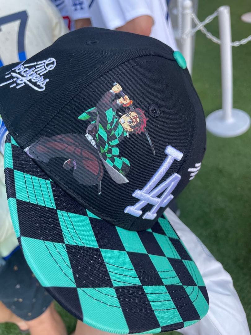 鬼滅の刃 ドジャース コラボキャップ CAP damon slayer 帽子