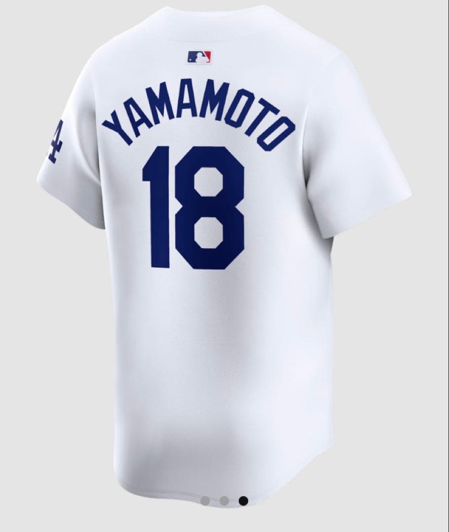山本 由伸 ロサンゼルス ドジャース ナイキ MLB リミテッド ユニフォーム