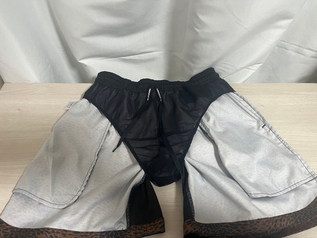 エルドレッソ レオパード ミドルショーツ M ランニングパンツ ヒョウ柄 完売品