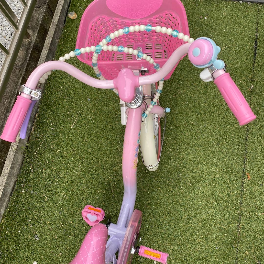 プリンセス自転車　自転車 女の子 子供用ディズニープリンセス　ピンク18インチ