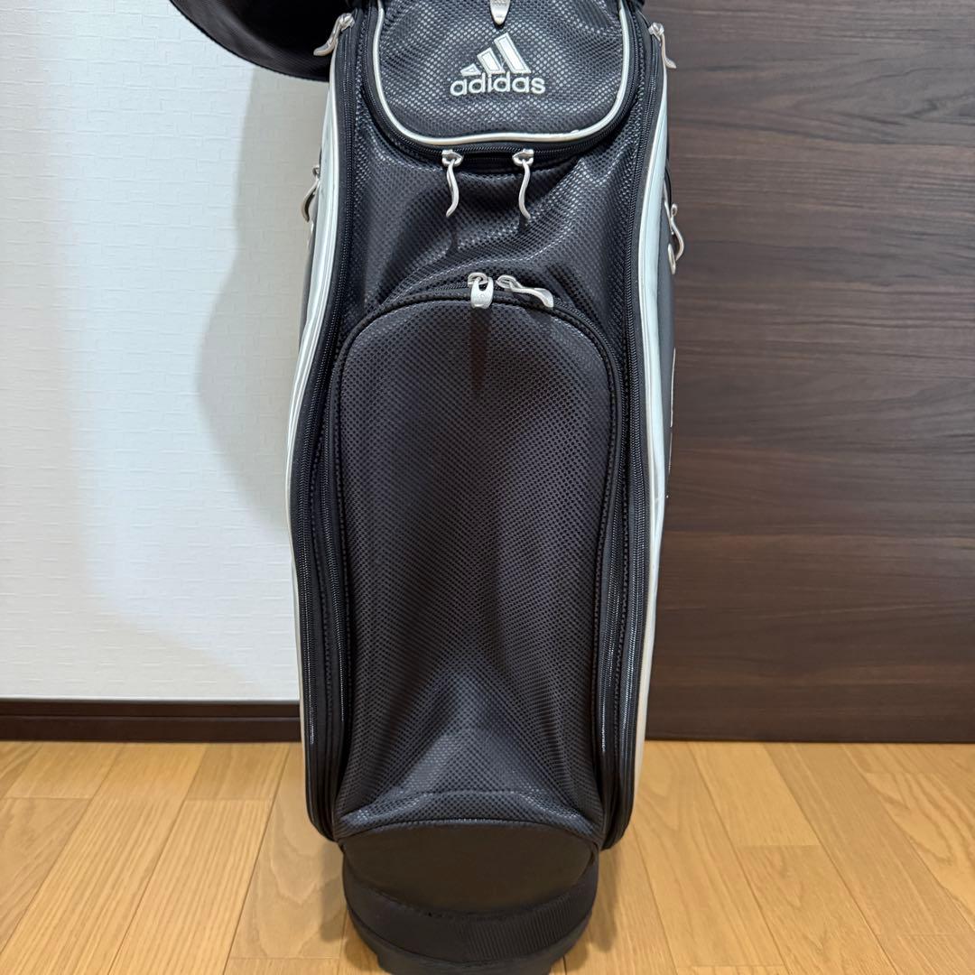 adidas キャディバッグ ゴルフバッグ ブラック