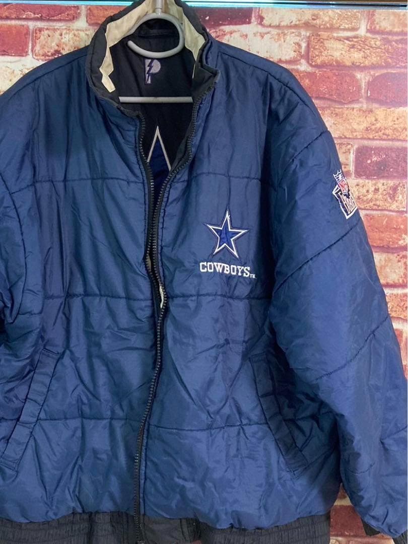 NFL　DallasCOWBOYS中綿　スタジャン　リバーシブル　プロプレーヤー