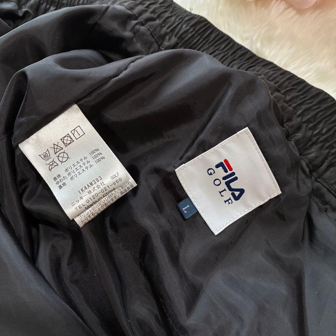 極美品✨FILA GOLF 中綿入りジャケット パンツ セットアップ Lサイズ
