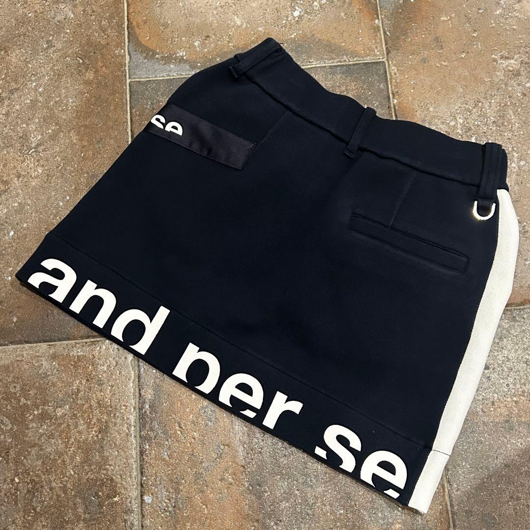 and per se アンパスィ☆ゴルフウェア スカート ストレッチ