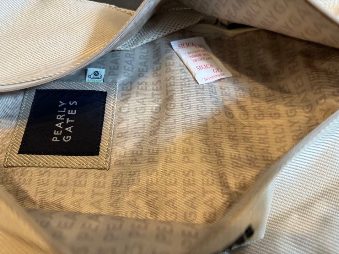 新品　PEARLYGATES シューズケース ベージュ