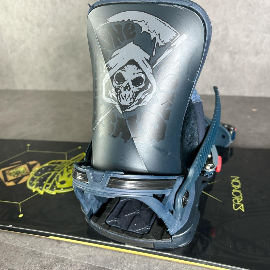 SALOMONサロモン150センチ× バインMサイズ　スノーボード2点セット