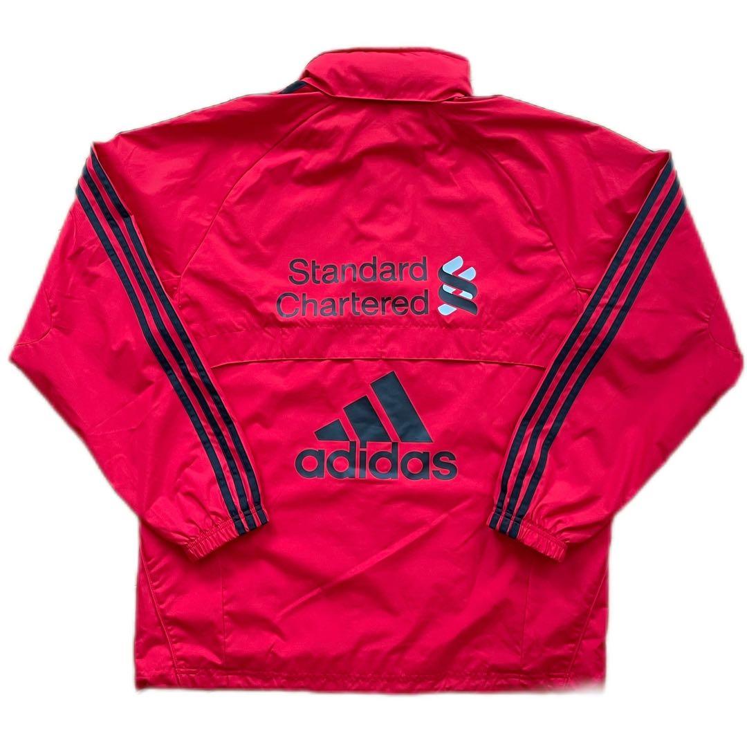 【美品・希少】adidasリバプールトラックジャケット赤 古着 ヴィンテージ