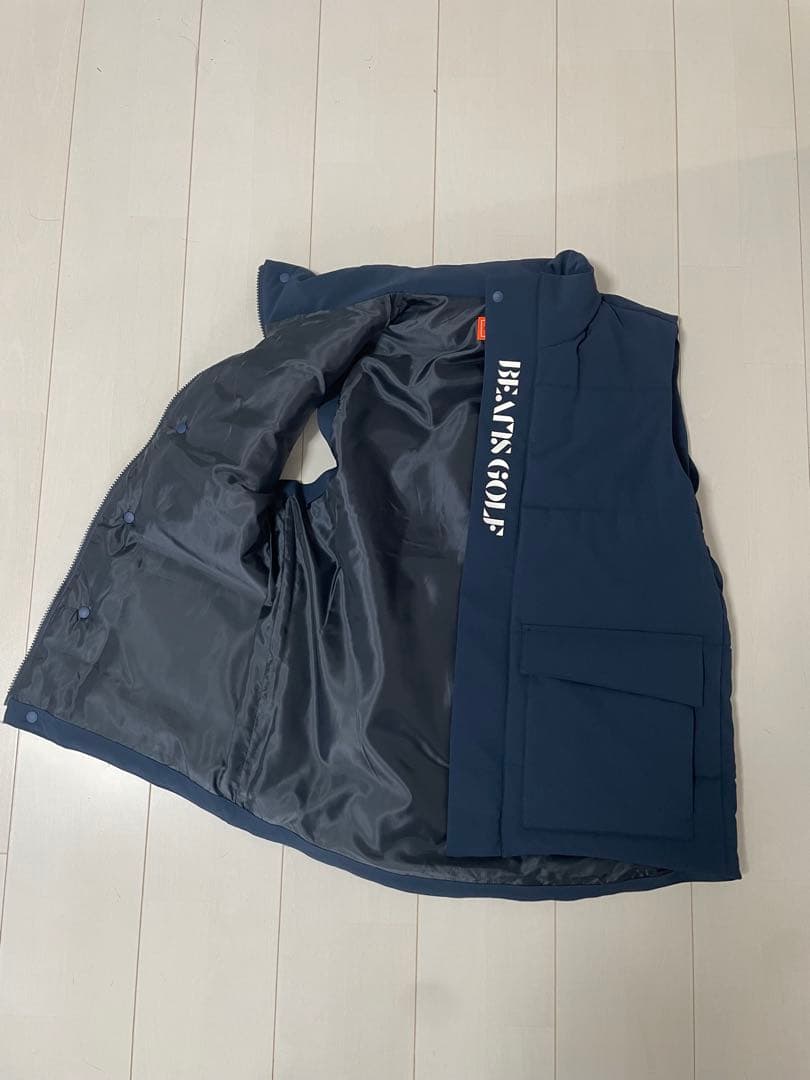 【極美品】ビームスゴルフ　オレンジレーベル　中綿ダウンベスト　ゴルフウェア