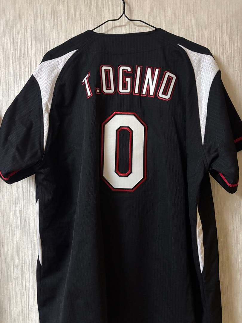 千葉ロッテマリーンズ ビジターユニフォーム No.0 荻野貴司 size L