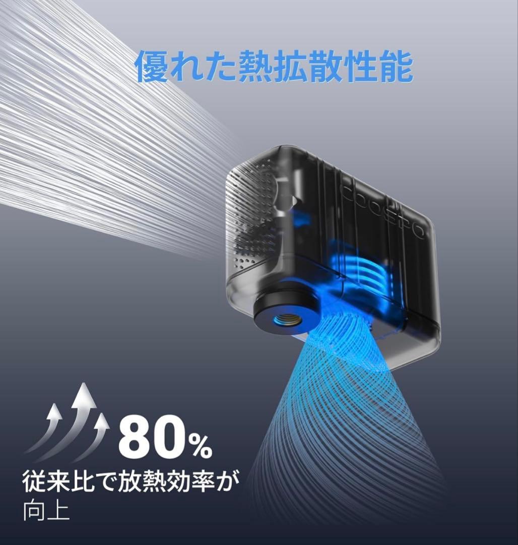 【新品未開封】COOSPO X1 電動空気入れ 120PSI 日本語説明書付