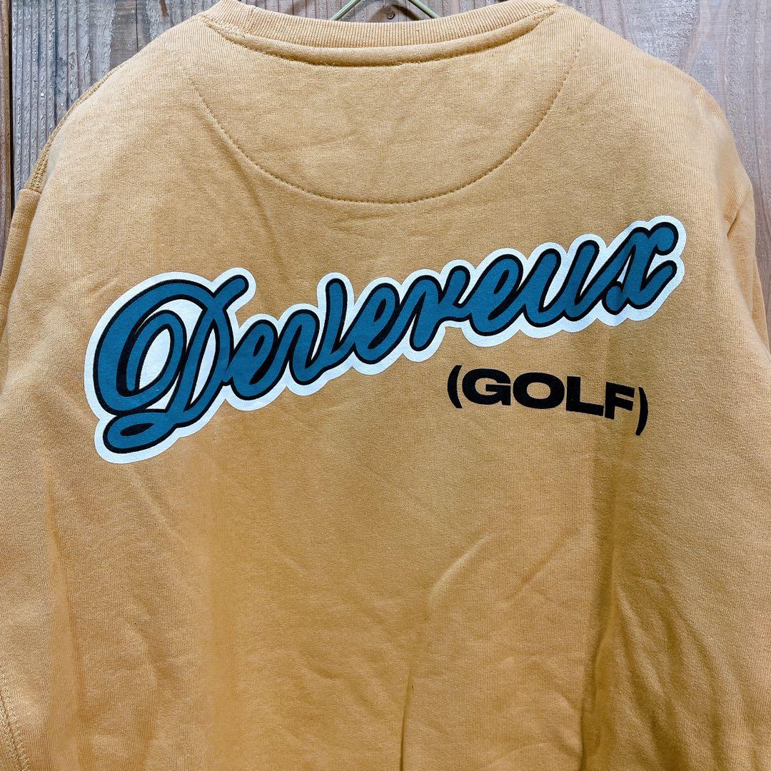 DEVEREUXGOLF デヴァローゴルフ シグネチャーパッチクルーネック 長袖