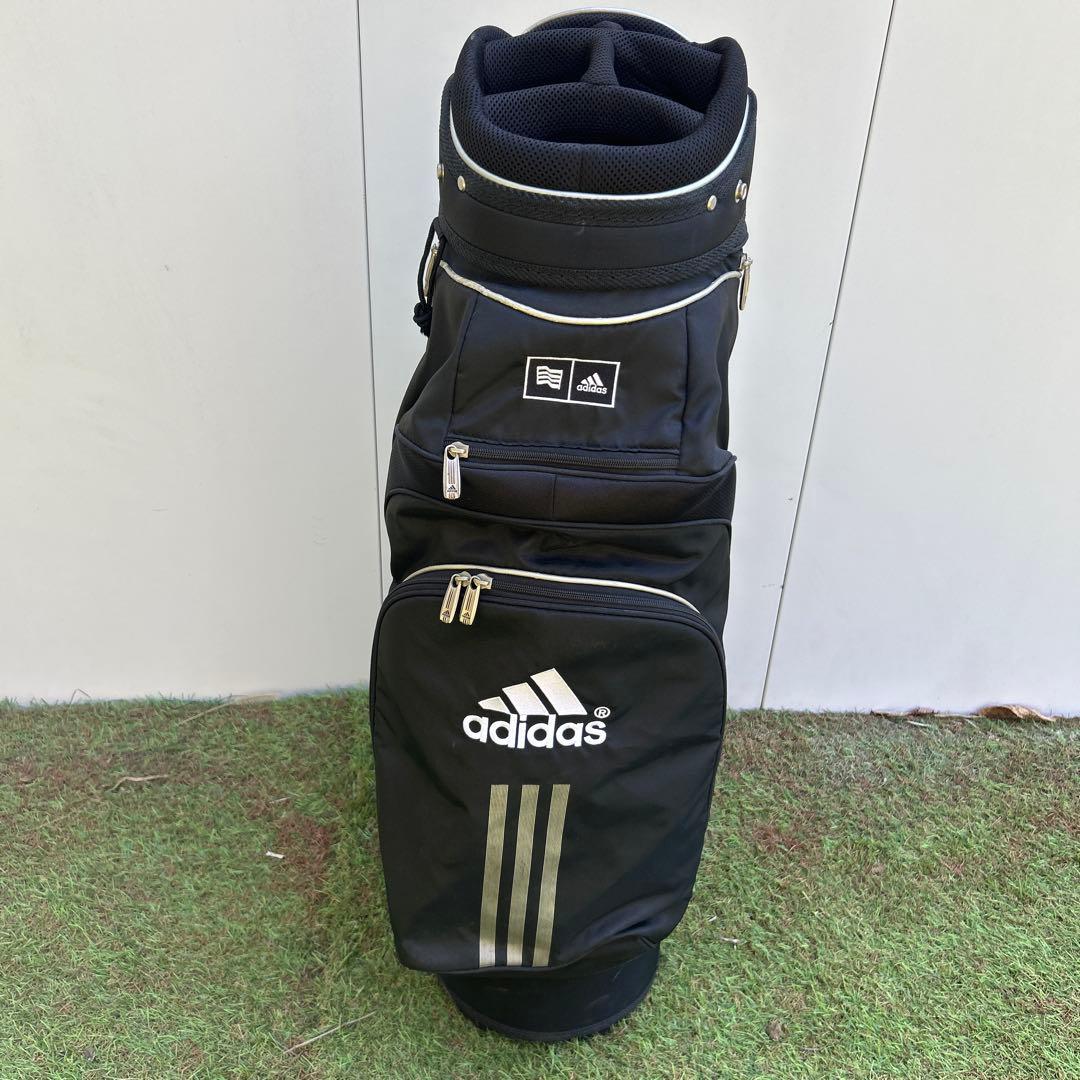 adidas アディダス ゴルフバッグ キャディバッグ 黒