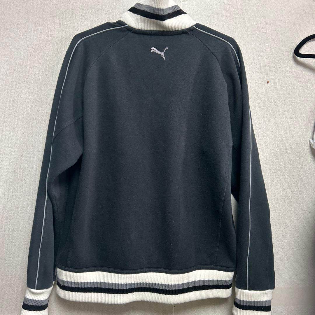PUMA ジップアップジャケット サイズ0 黒/白
