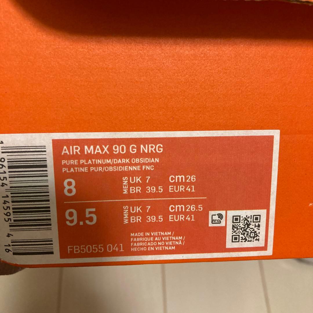 ナイキゴルフシューズ AIR MAX 90 G NRG US8 26㎝