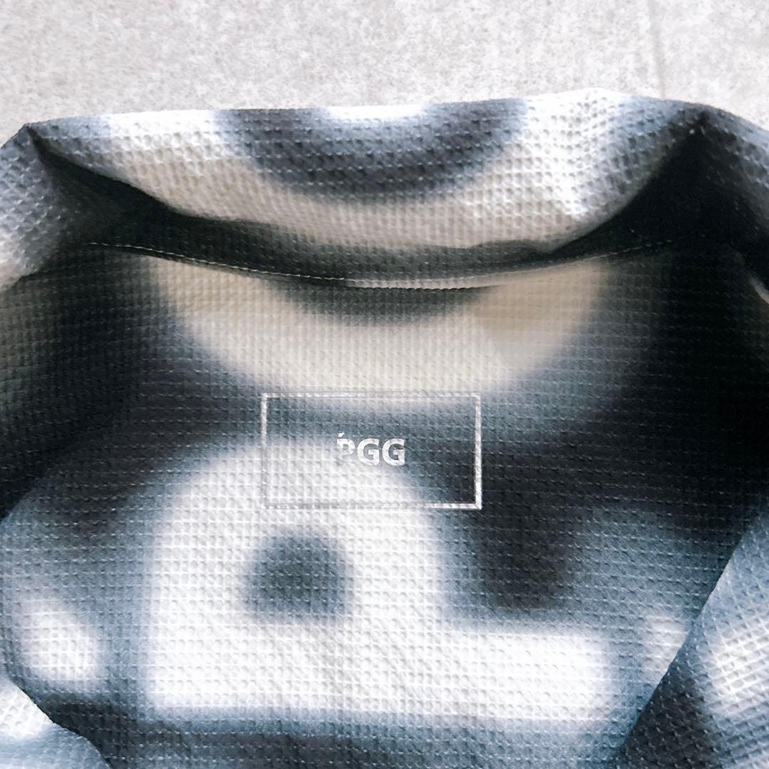 美品✨ パーリーゲイツ ポロシャツワンピース PGG 総柄 ストレッチ 24SS