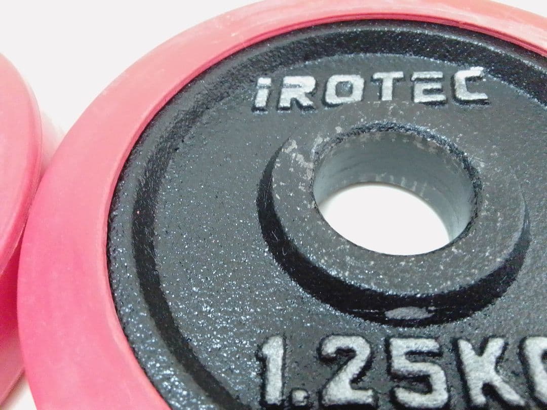 アイロテック iROTEC ラバー付 ダンベル プレート 合計20kg ①