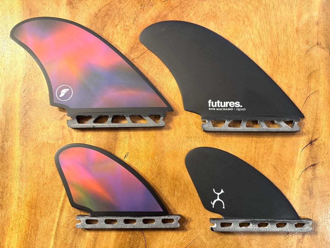 新品未使用futures Rob Machadoクアッドフィン フィンケース付