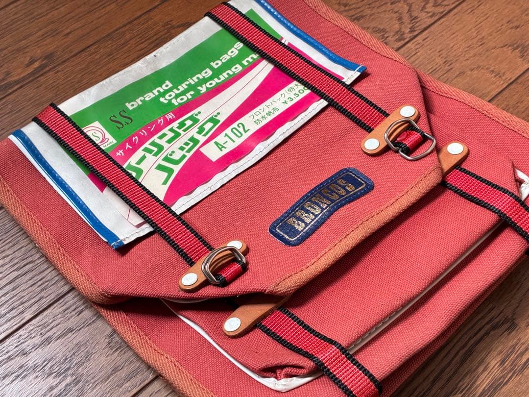 【レア品】BRONCOS ツーリングバッグ A-102 フロントバッグ 防水帆布
