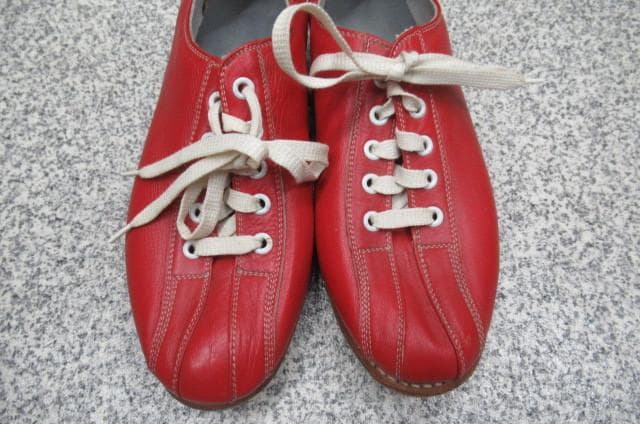 当時物Onitsuka Tigerオニツカタイガーレザー革ボウリングシューズ