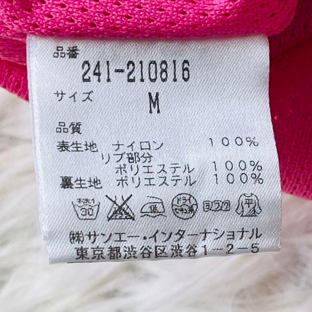 callaway キャロウェイ　ナイロン　ジャケット　半袖　ピンク　M