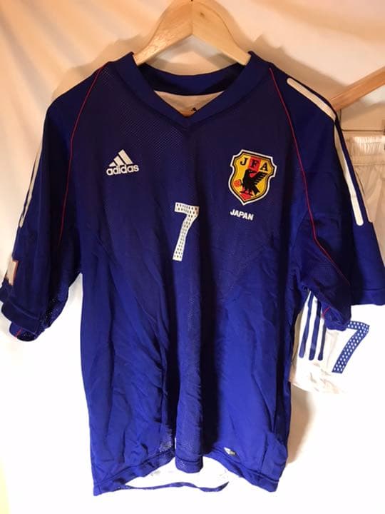 正規品 adidas日本代表「7」中田英寿Oユニフォームパンツソックス3点セット