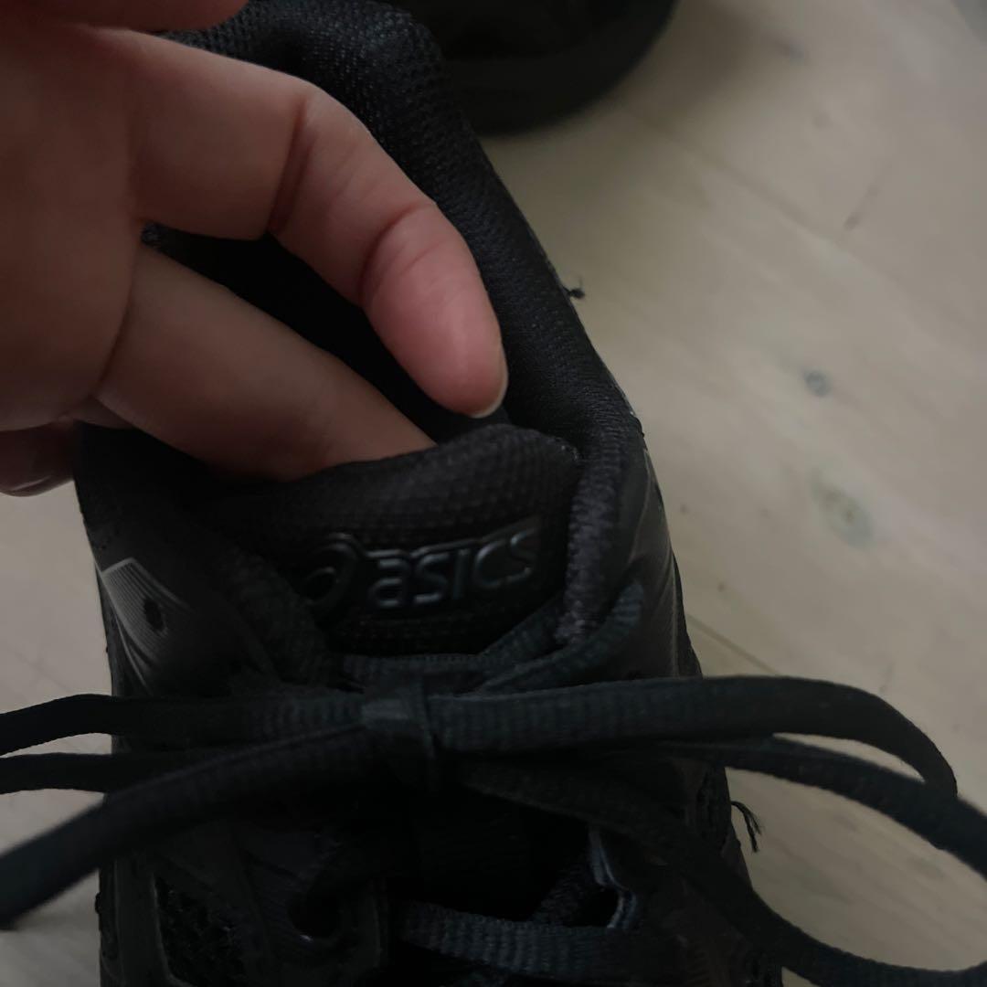 美品）asics ブラック 審判シューズ