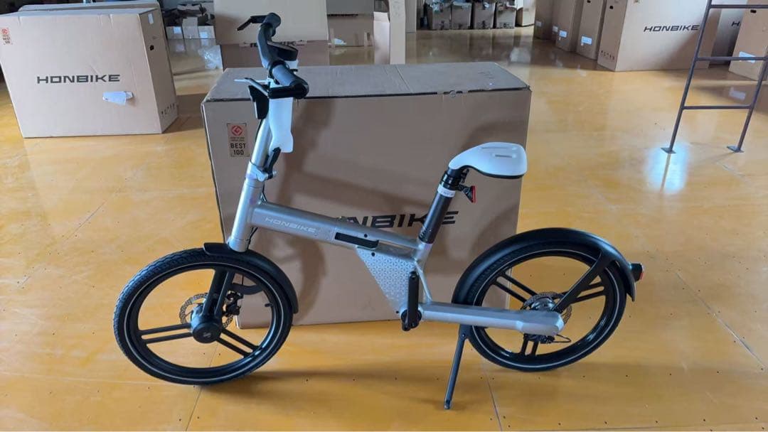HONBIKE スポーツタイプ 電動アシスト自転車 シルバー