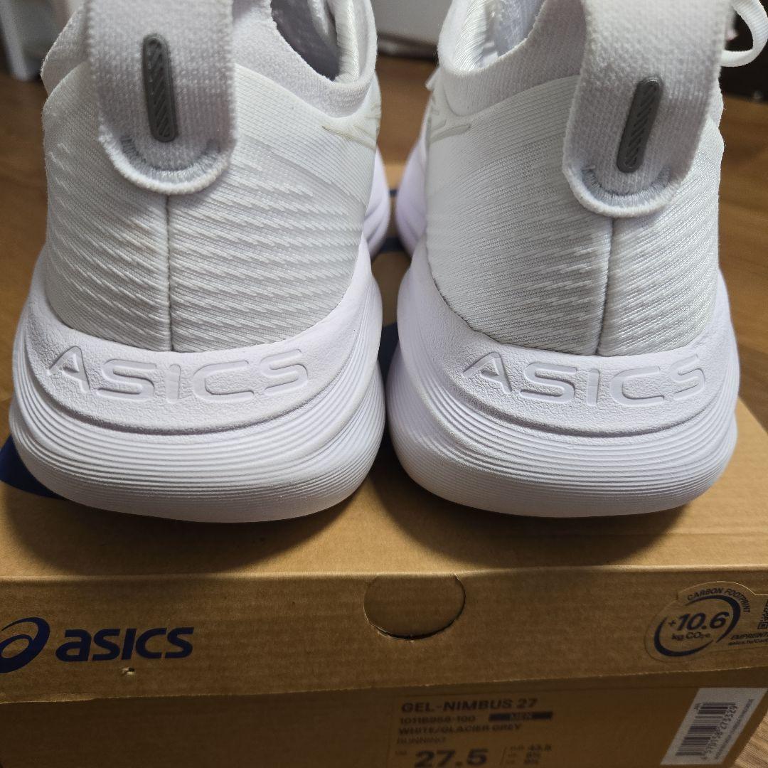 ASICS GEL-NIMBUS 27 ホワイト 27.5cm