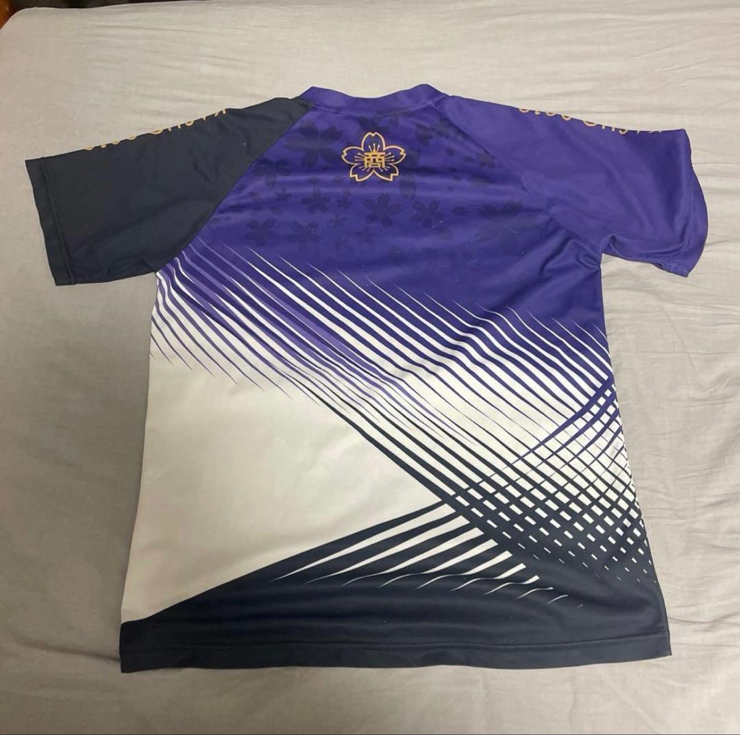 鹿児島市立鹿児島商業高等学校　男子バレーボール部　練習着　Tシャツ　バ