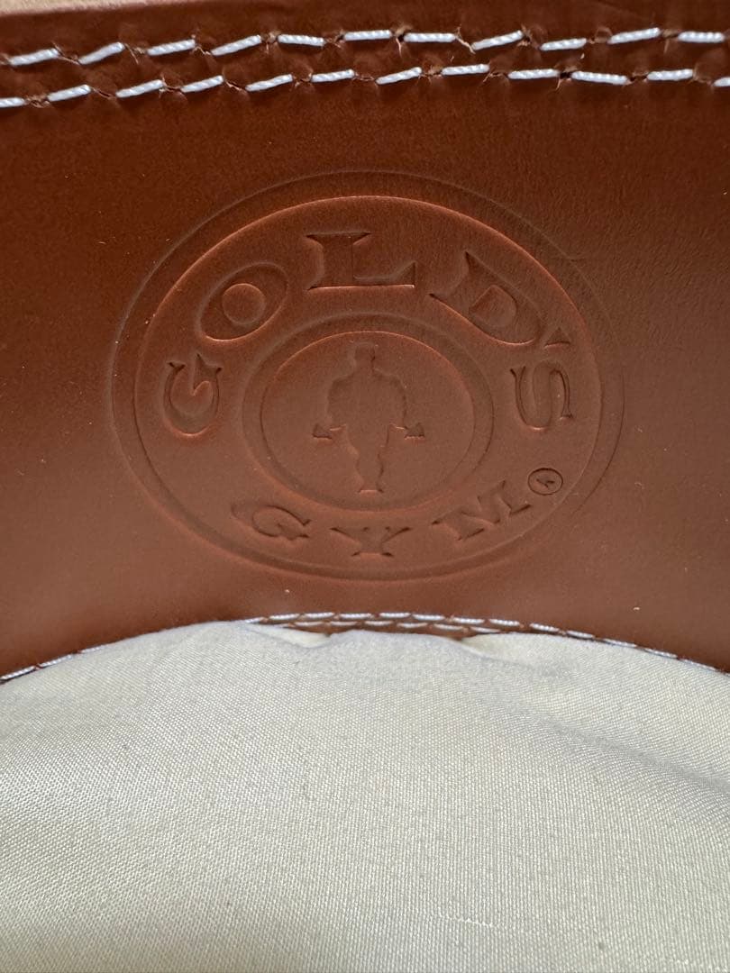 GOLD'S GYM プロレザーベルト ゴールドジム パワーベルト M