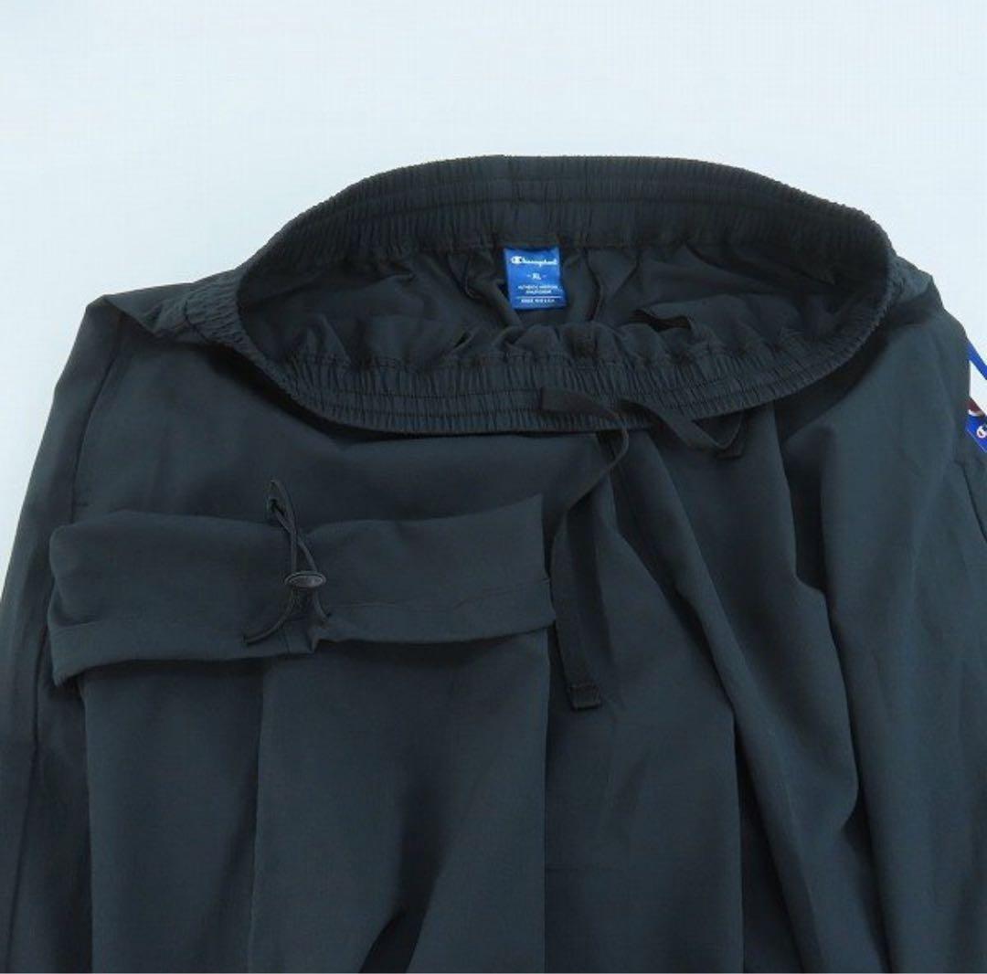 【新品】Champion／チャンピオン ジャージ上下 セットアップ ブラックXL