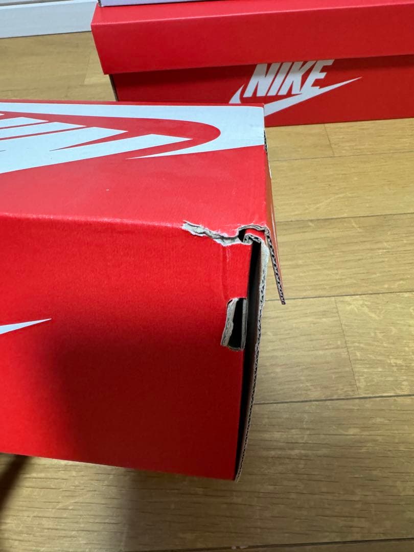 NIKE DUNK HIGH ホワイト/オレンジ 6