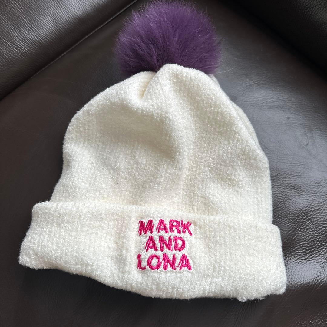 mark&lona ボンボンニット帽