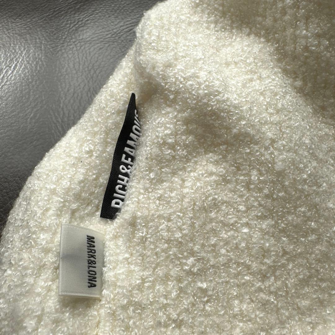 mark&lona ボンボンニット帽