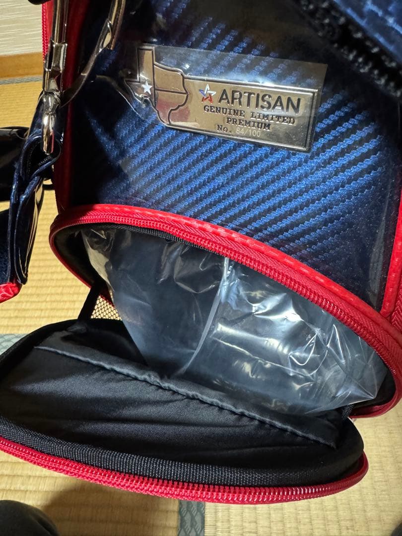 【新品・未使用】ARTISAN 限定　キャディバッグ　高級エナメル
