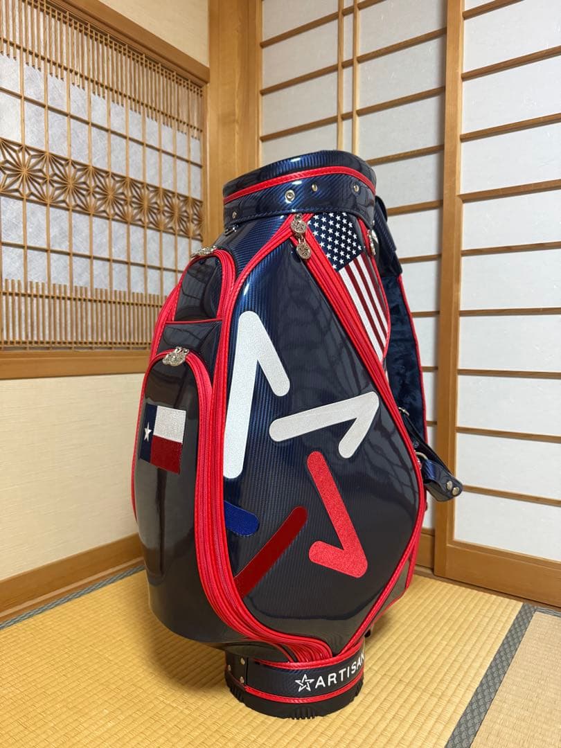 【新品・未使用】ARTISAN 限定　キャディバッグ　高級エナメル