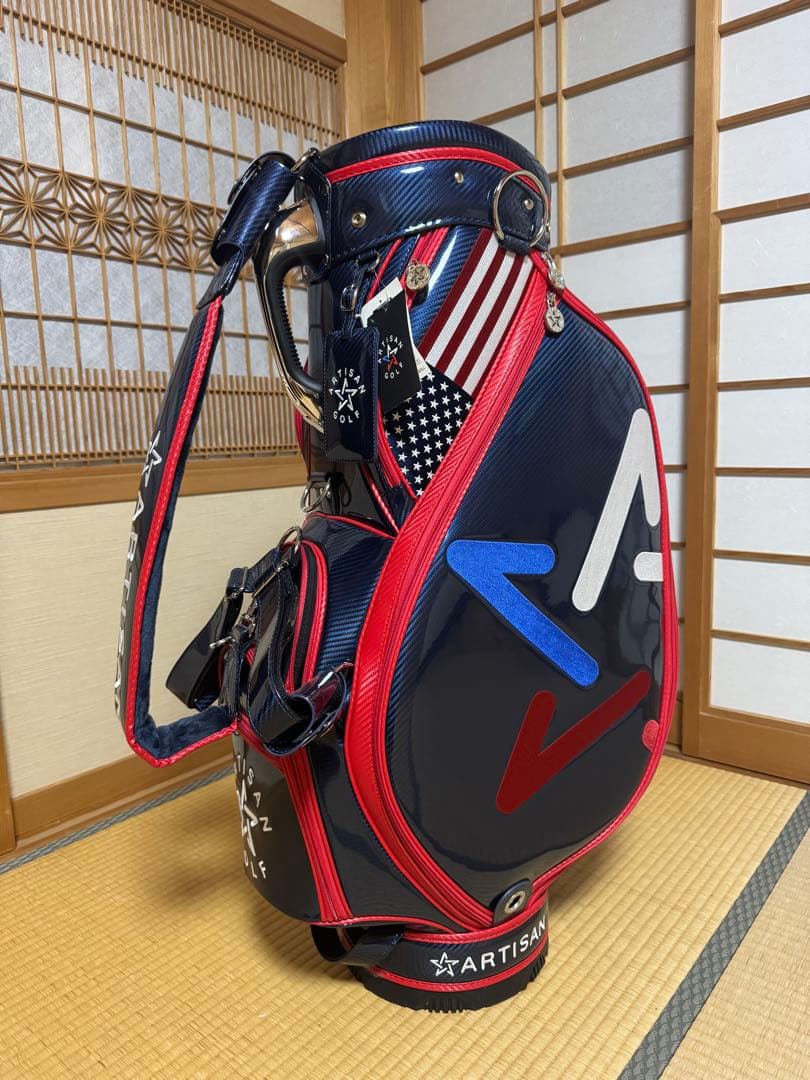 【新品・未使用】ARTISAN 限定　キャディバッグ　高級エナメル