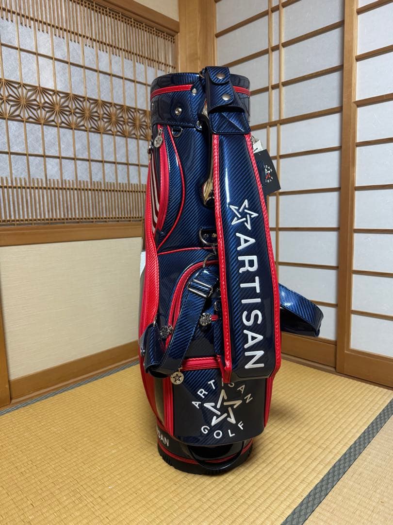 【新品・未使用】ARTISAN 限定　キャディバッグ　高級エナメル