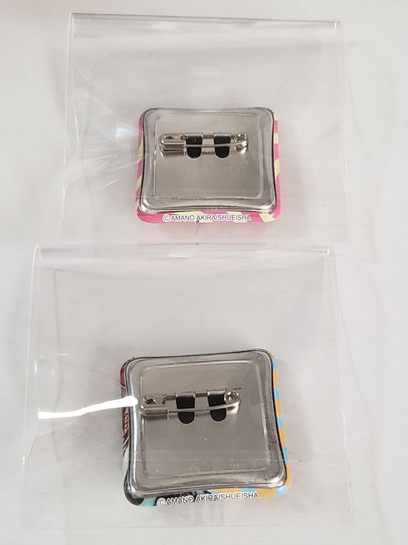 未使用品 ジャンプショップ 缶バッジくじ 2010【リボーン 2点セット】