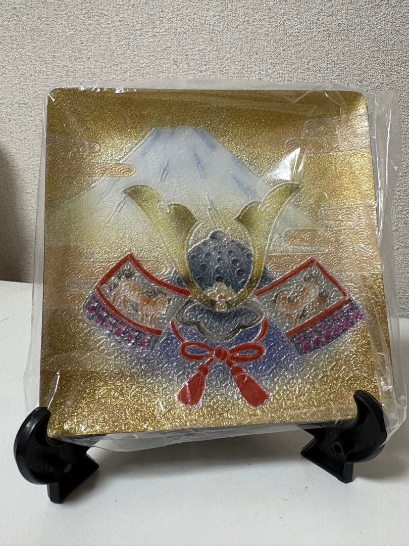 七宝焼 飾皿 端午の節句こどもの日 (55 武将)