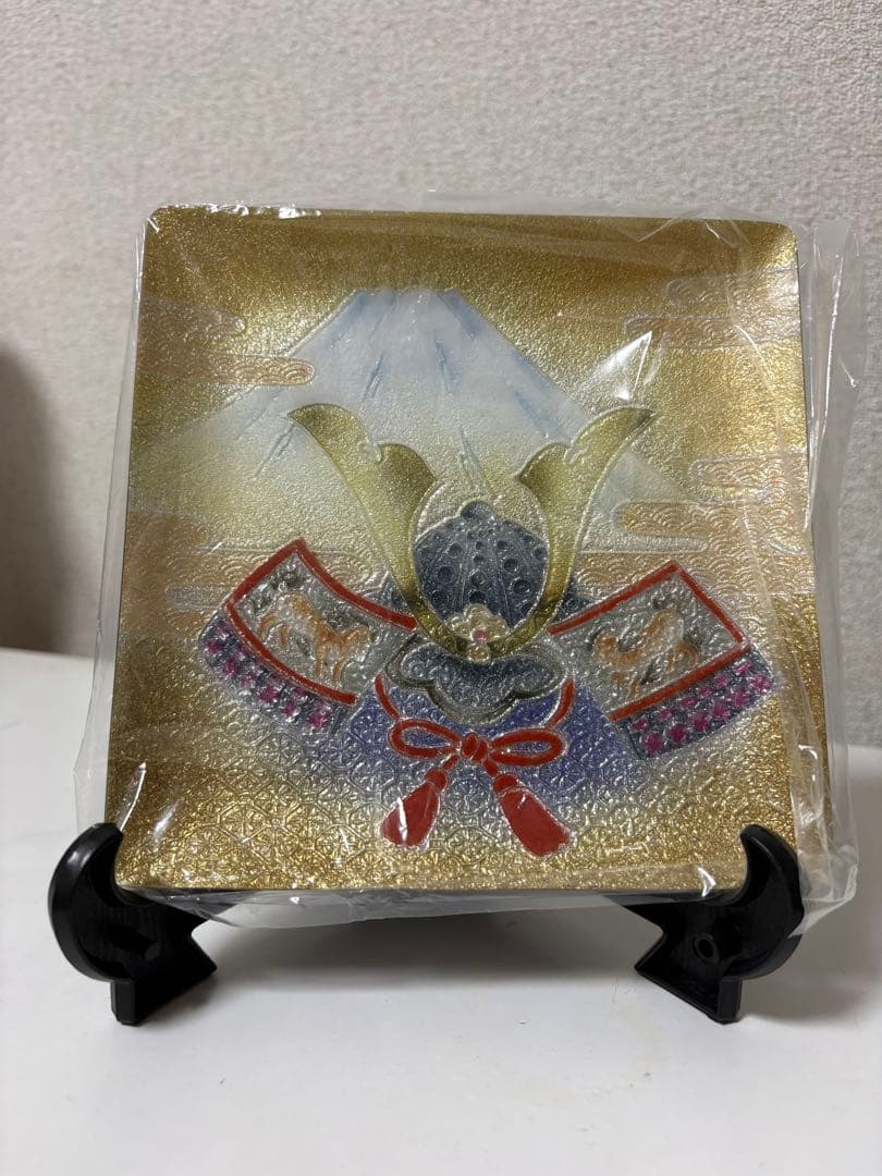 七宝焼 飾皿 端午の節句こどもの日 (55 武将)